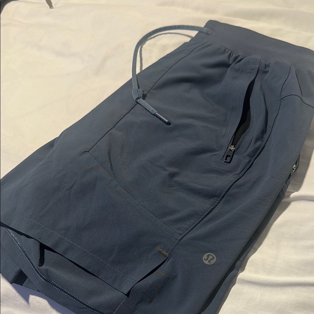 lululemon license to train athletica Blue Athletic Shorts